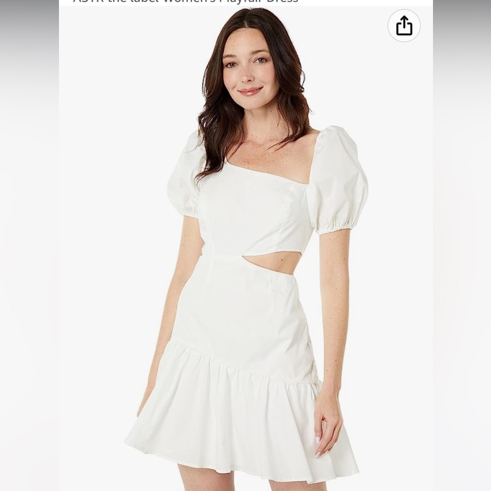 ASTR the Label Mayfair Dress White NWT